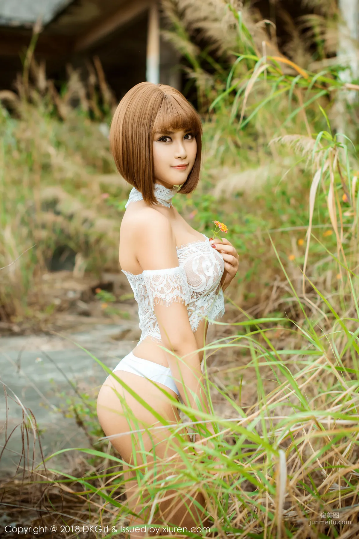 Meng Baoer BoA Youthful Pure Beauty and Wilderness Seaside Outdoor Exposure [DKGirl] Vol.074 Photo Set photo 3