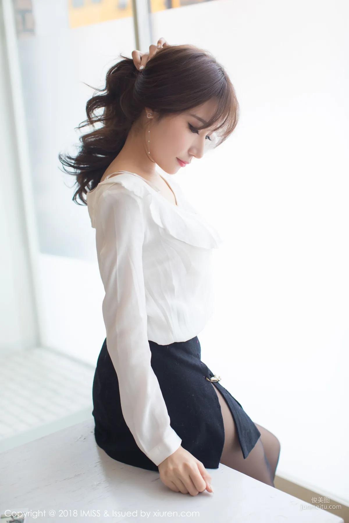 Xiaohuli Sica 'Black Stockings OL Little Secretary' [IMISS] Vol.247 Photo Set photo 18