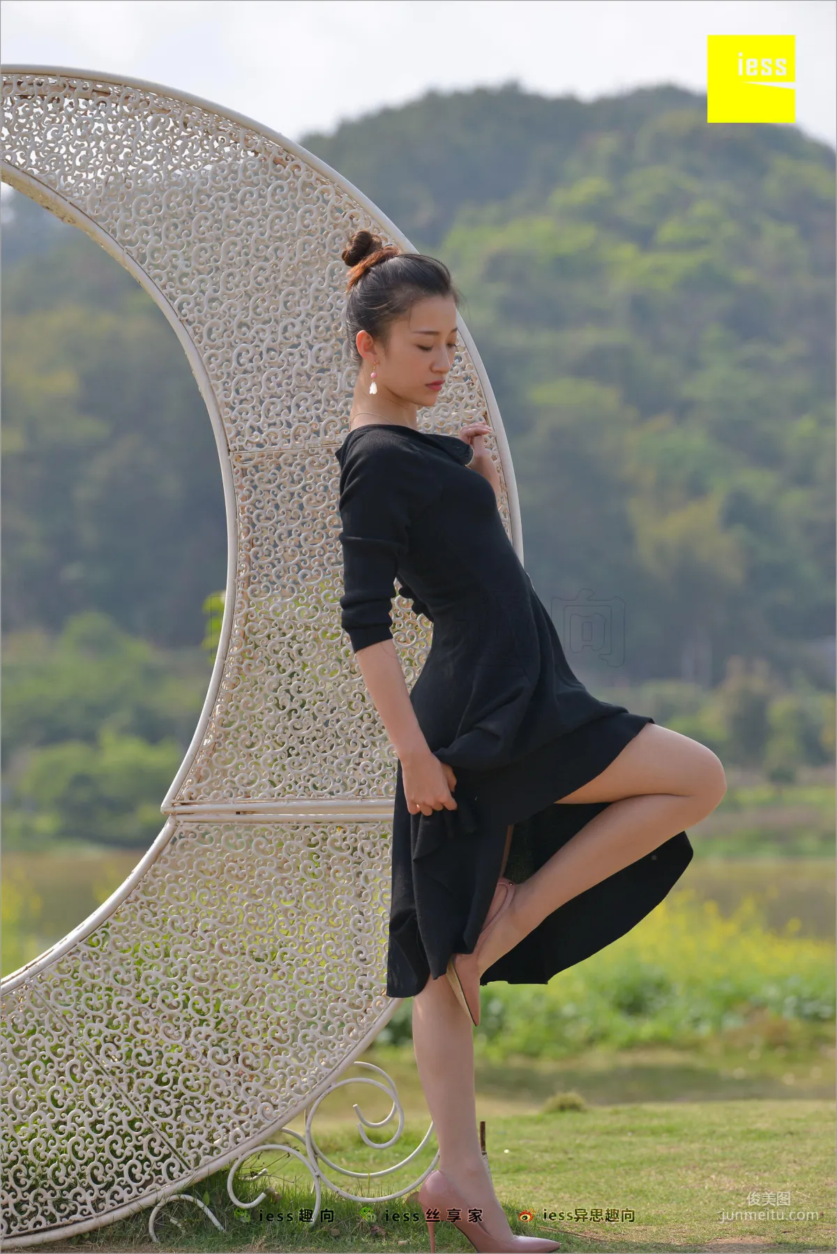 Qiuqiu, Meat Stockings Waltz [IESS] Silk Stockings Bento 239 Photo Set photo 64