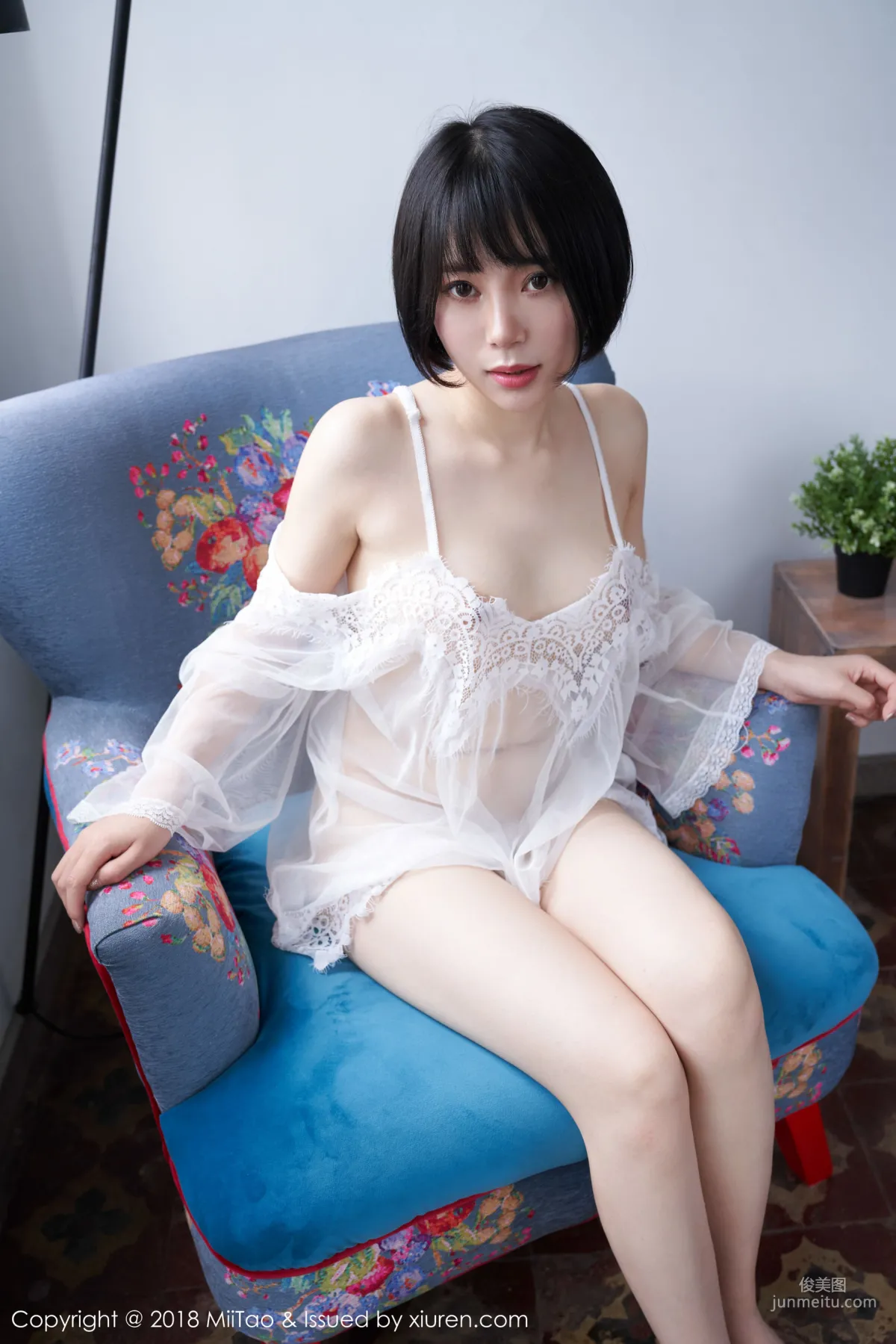 Munan Nan, Short-Haired Girl's Home Private Shoot [MiiTao] VOL.106 Photo Set photo 15