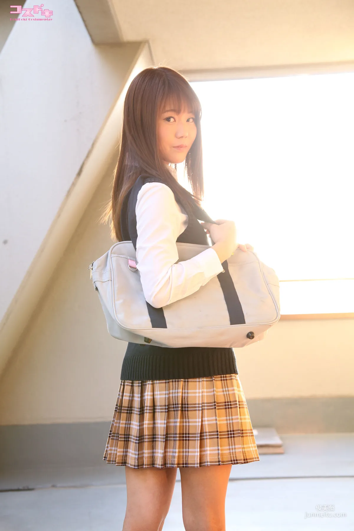 [Cosdoki] Hikari Kobayashi 小林ひかり kobayashihikari_pic_seifuku1 寫真集 6