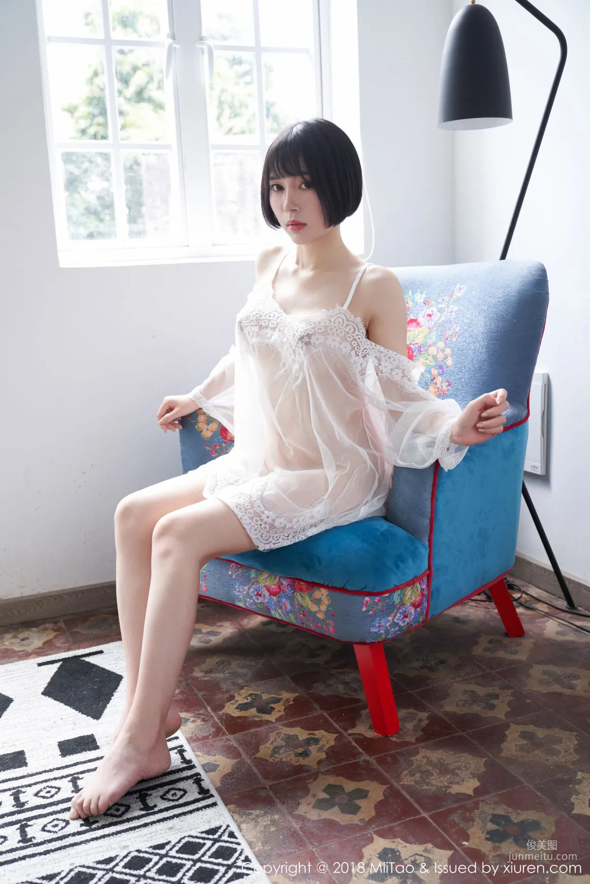 Munan Nan, Short-Haired Girl's Home Private Shoot [MiiTao] VOL.106 Photo Set photo 7