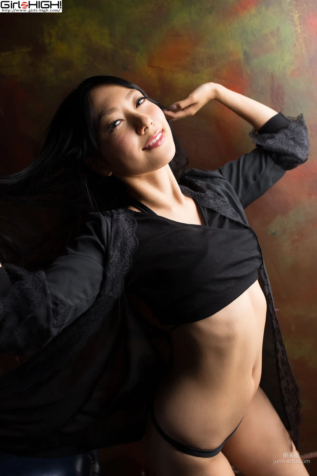 [Girlz-High] Ui Mita 三田羽衣 - 黑色魅惑 bune_001_002 写真集16