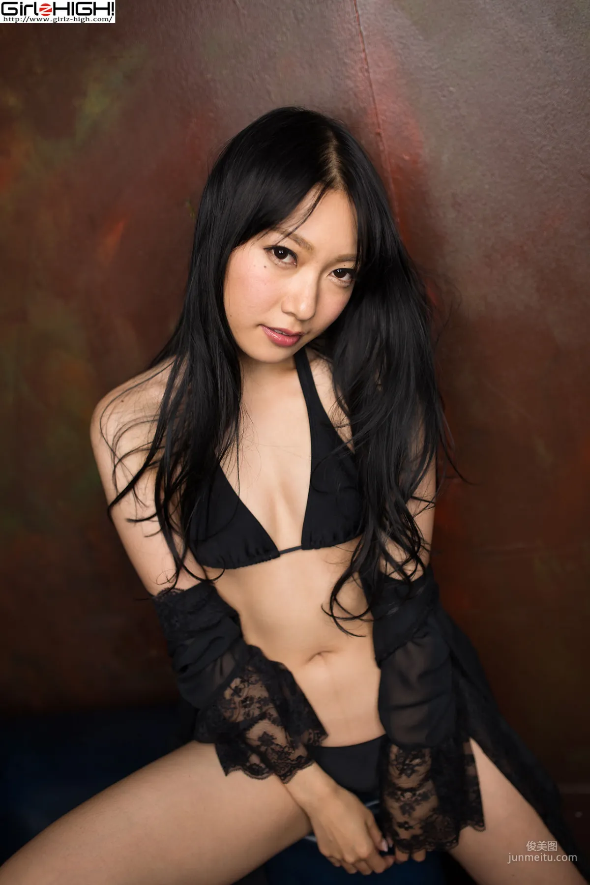 [Girlz-High] Ui Mita 三田羽衣 - 黑色魅惑 bune_001_002 写真集18