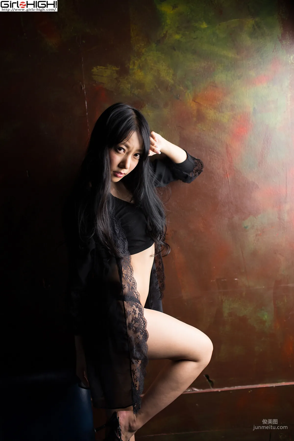 [Girlz-High] Ui Mita 三田羽衣 - 黑色魅惑 bune_001_002 写真集13