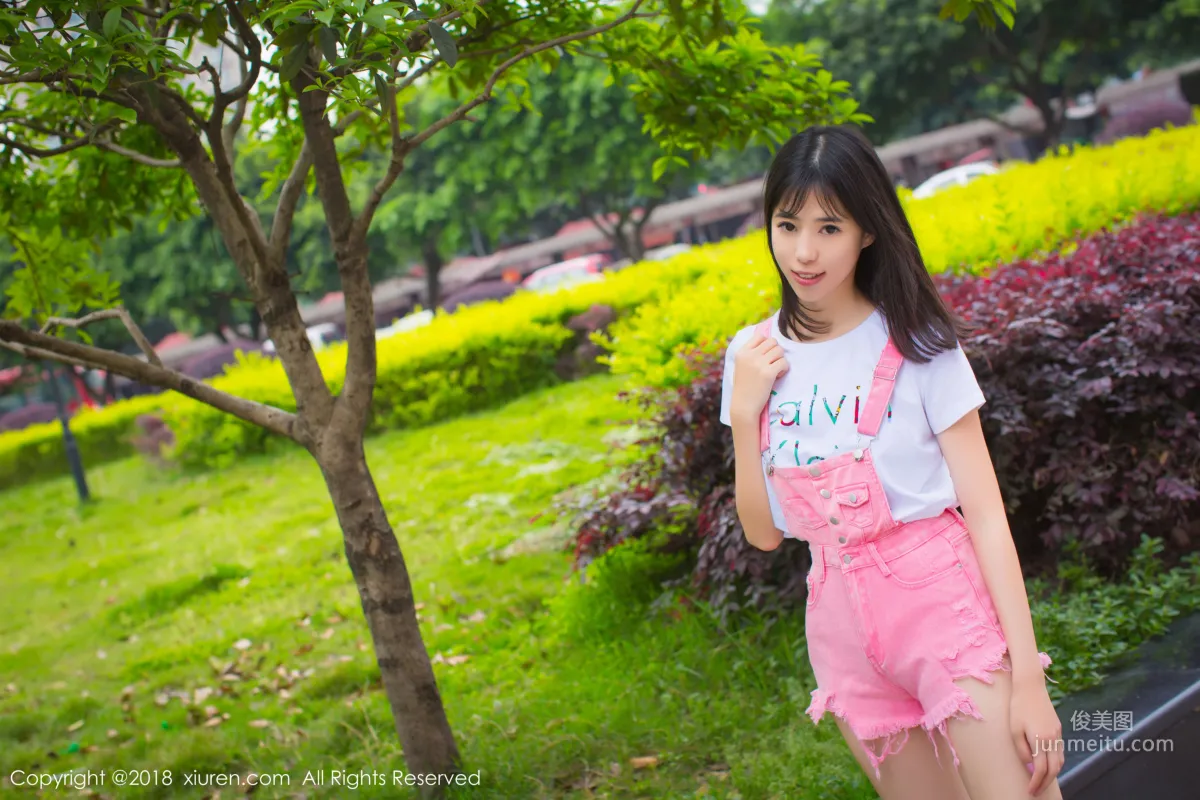 Model Ai Lili "Fresh Legs Outdoor Shoot and Private Lingerie Charm" [XiuRen] No.1026 Photo Set photo 10