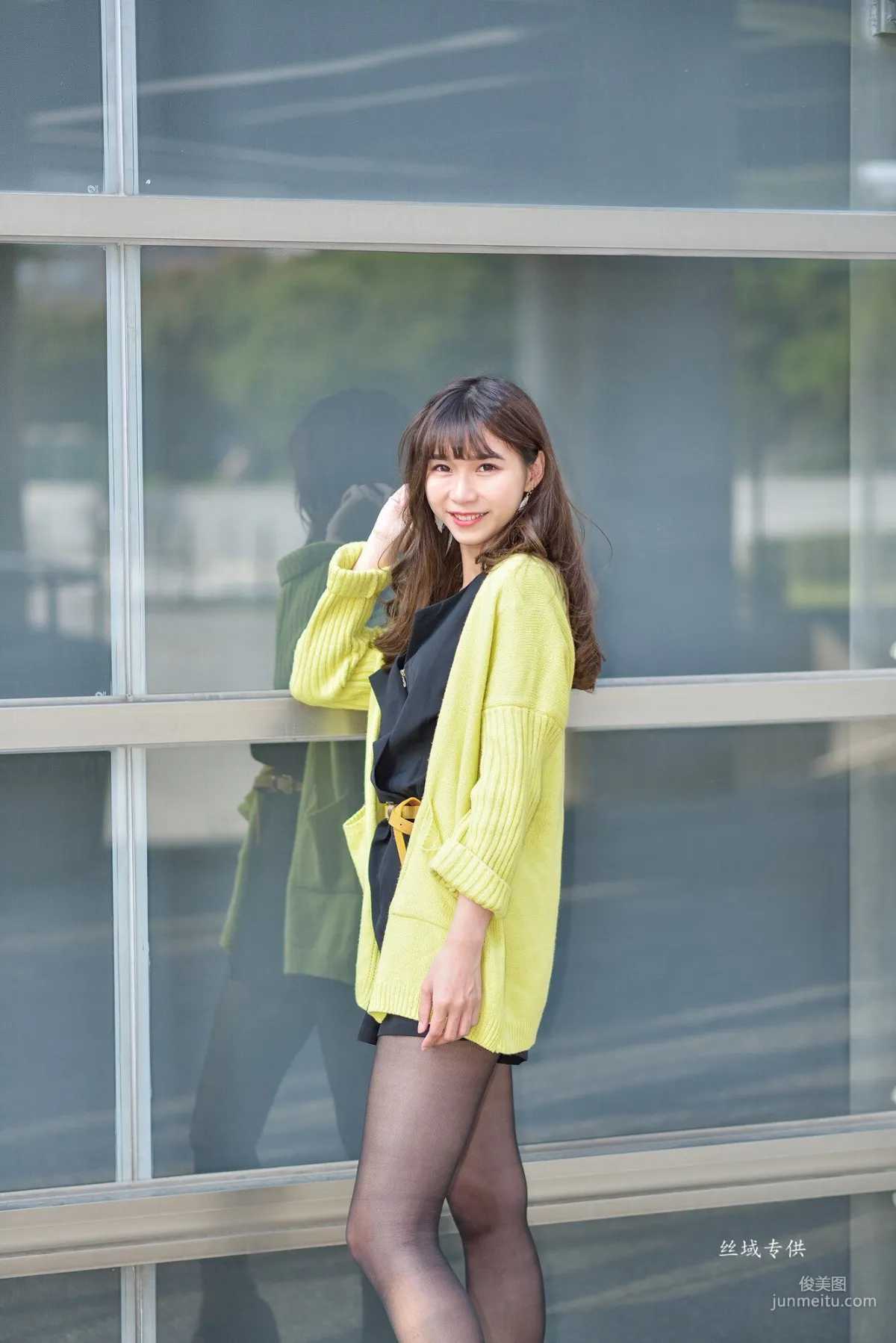 [Taiwan Beauties] Ti Ti National Taiwan Museum of Fine Arts. Fashion Black Stockings Street Snap Photo Set photo 77