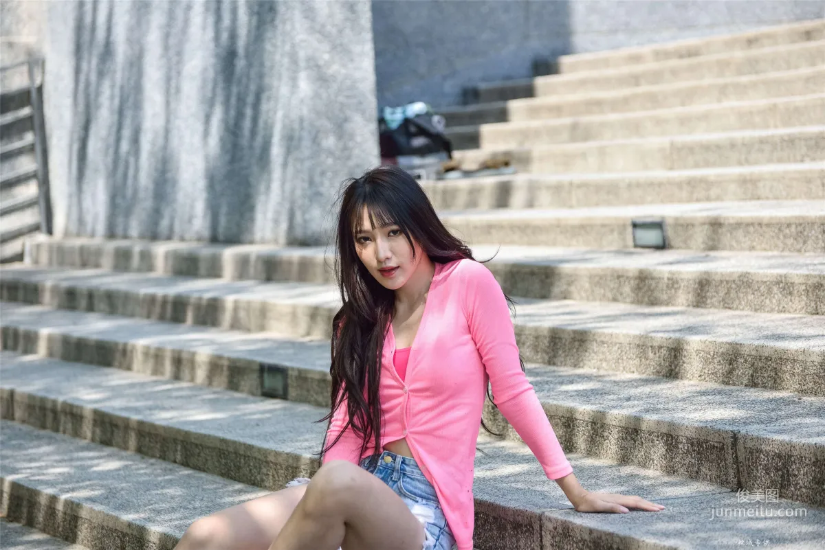 [Taiwan Beauties] Bi Bier Gome Fashion Denim Street Snap Photo Set photo 114