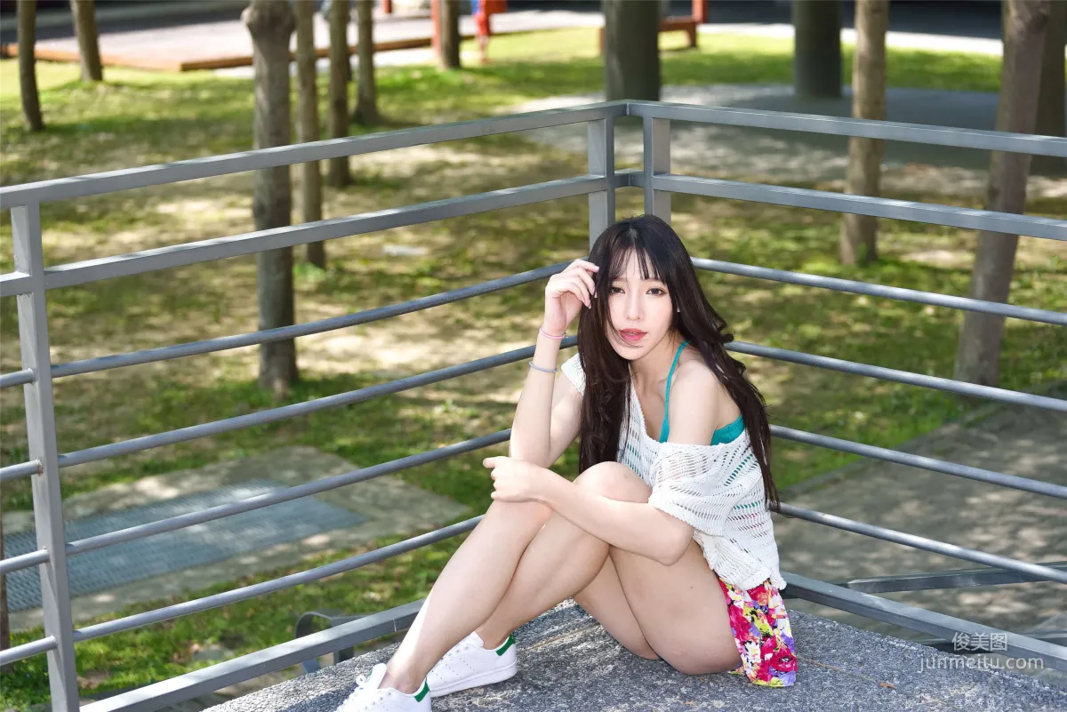 [Taiwan Beauties] Bi Bier, National Beauty. Fashion Fresh Outdoor Shoot Photo Set photo 71
