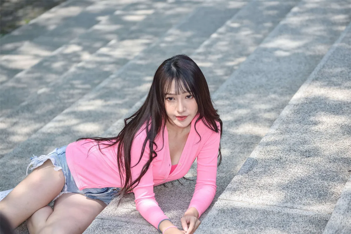 [Taiwan Beauties] Bi Bier Gome Fashion Denim Street Snap Photo Set photo 134