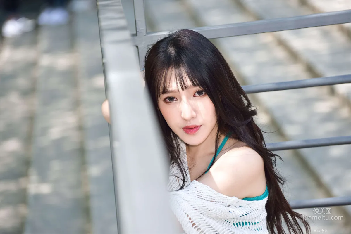 [Taiwan Beauties] Bi Bier, National Beauty. Fashion Fresh Outdoor Shoot Photo Set photo 54