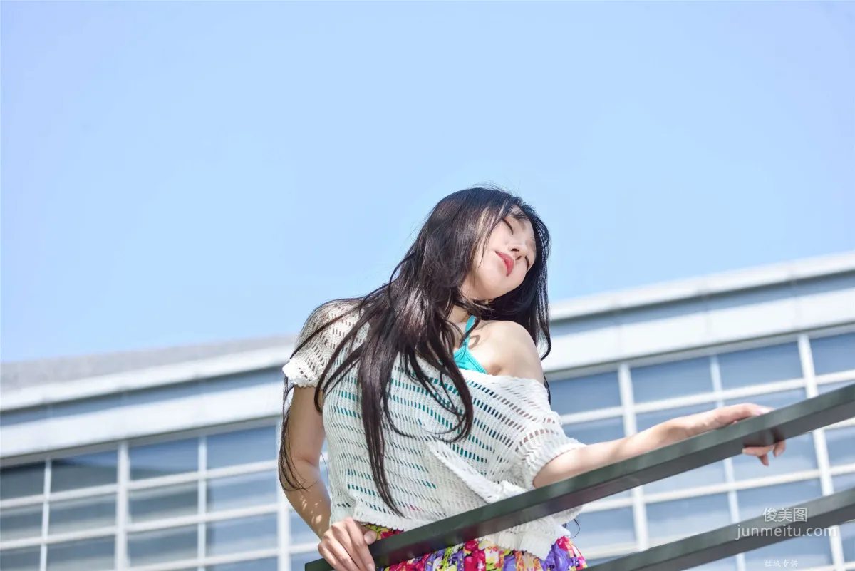 [Taiwan Beauties] Bi Bier, National Beauty. Fashion Fresh Outdoor Shoot Photo Set photo 32