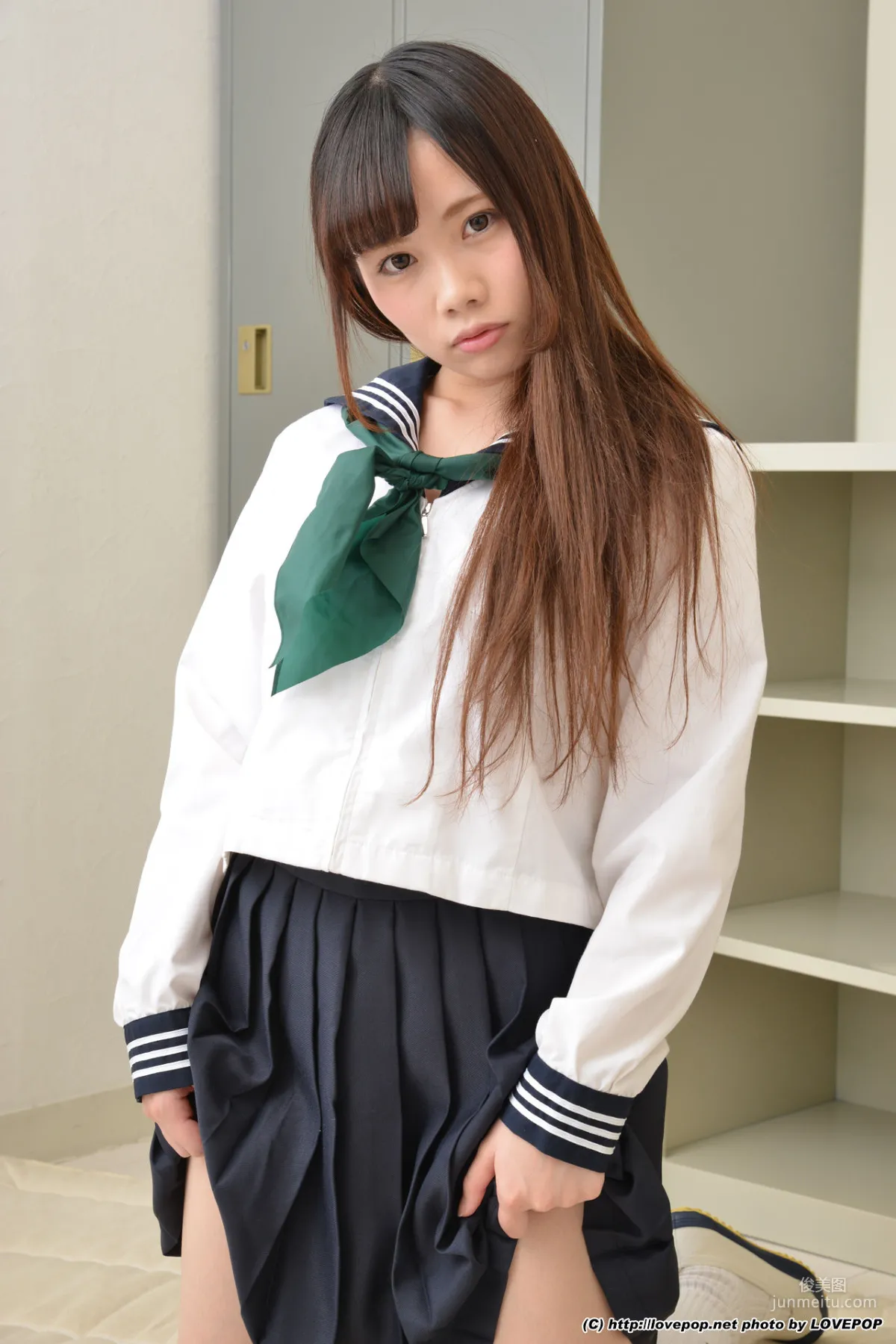 [LovePop] Kurumi Mizuki, Sailor Uniform Junior Girl Photoset 05 Photo Set photo 54