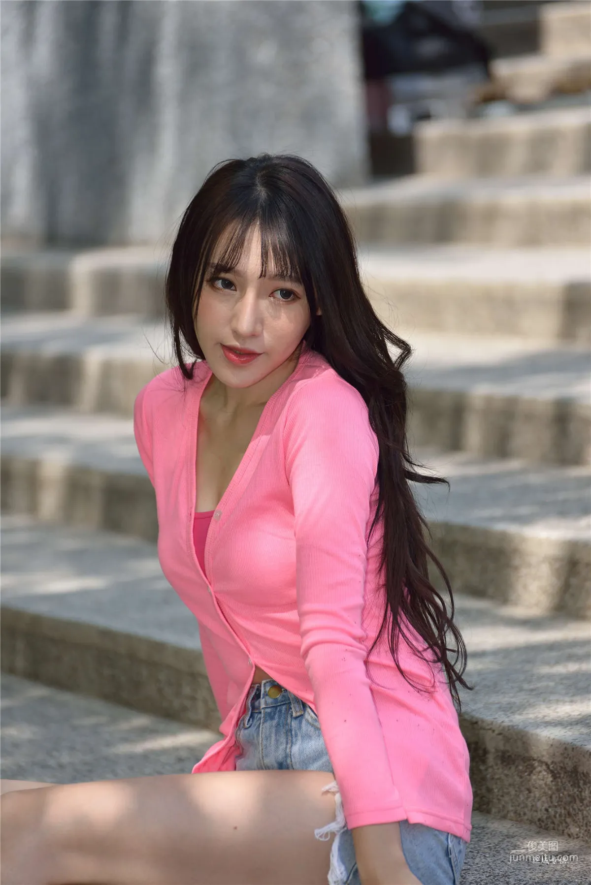 [Taiwan Beauties] Bi Bier Gome Fashion Denim Street Snap Photo Set photo 117