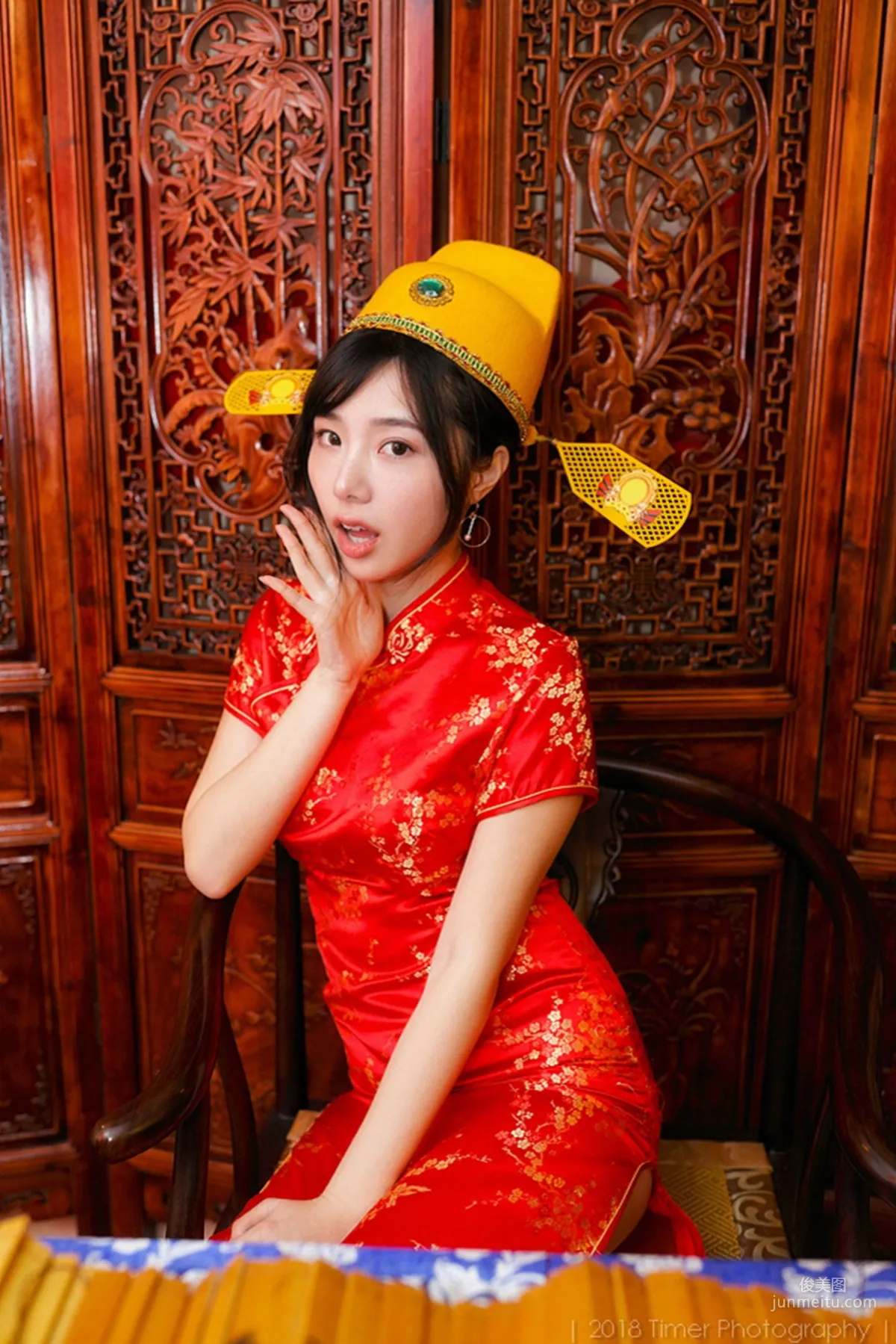 [Taiwan Beauties] Zora Chen Siying, New Year Fashion Studio Shoot (Part 1) Photo Set photo 52