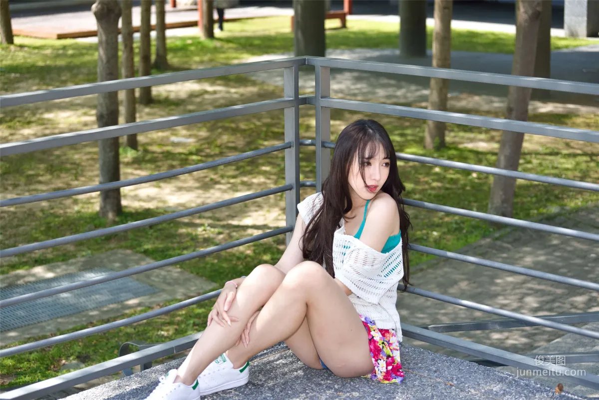 [Taiwan Beauties] Bi Bier, National Beauty. Fashion Fresh Outdoor Shoot Photo Set photo 70