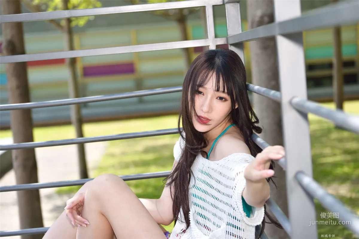 [Taiwan Beauties] Bi Bier, National Beauty. Fashion Fresh Outdoor Shoot Photo Set photo 69