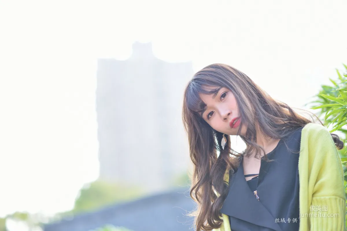 [Taiwan Beauties] Ti Ti National Taiwan Museum of Fine Arts. Fashion Black Stockings Street Snap Photo Set photo 129