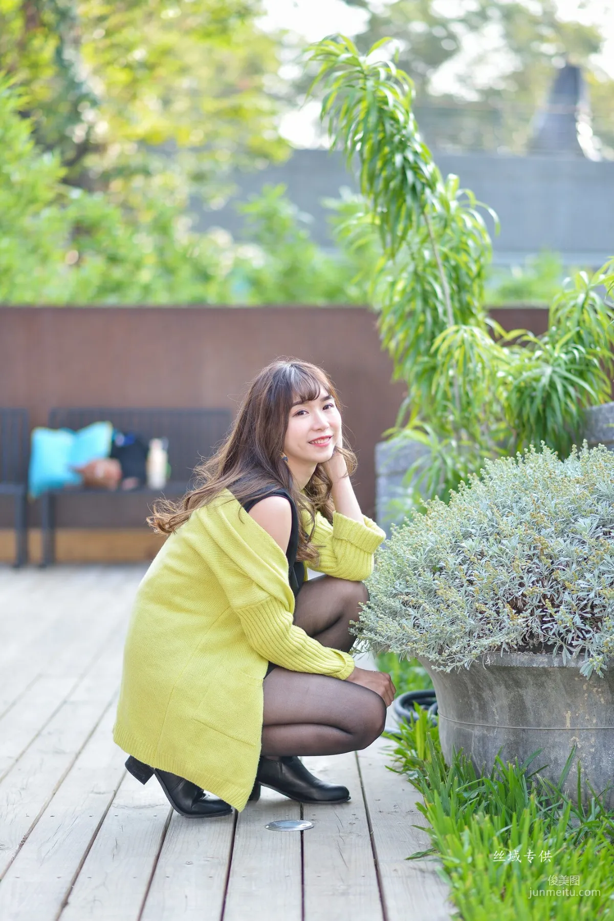 [Taiwan Beauties] Ti Ti National Taiwan Museum of Fine Arts. Fashion Black Stockings Street Snap Photo Set photo 137
