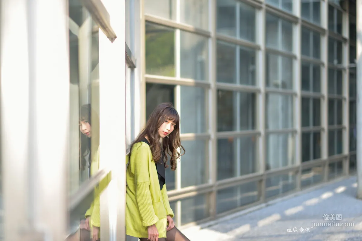 [Taiwan Beauties] Ti Ti National Taiwan Museum of Fine Arts. Fashion Black Stockings Street Snap Photo Set photo 84