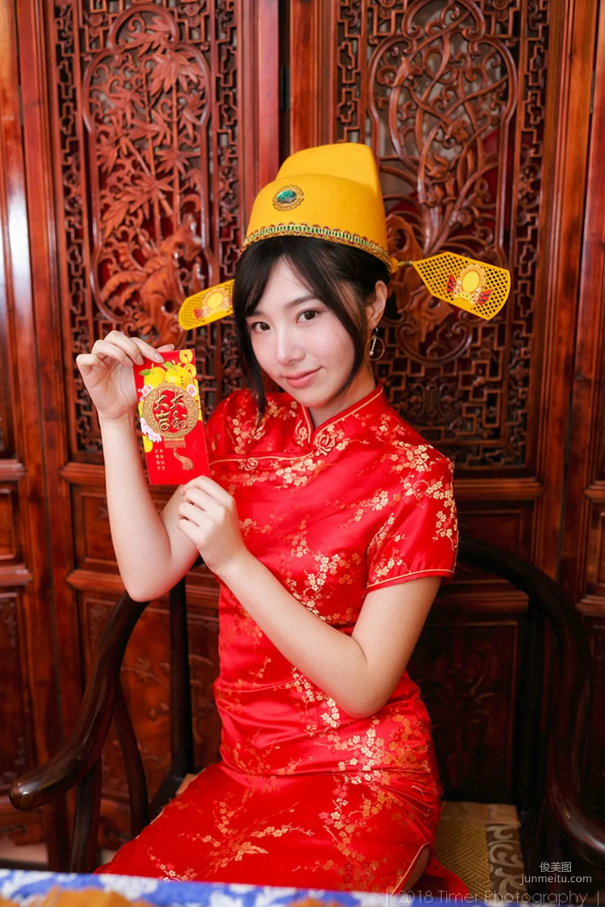 [Taiwan Beauties] Zora Chen Siying, New Year Fashion Studio Shoot (Part 1) Photo Set photo 56