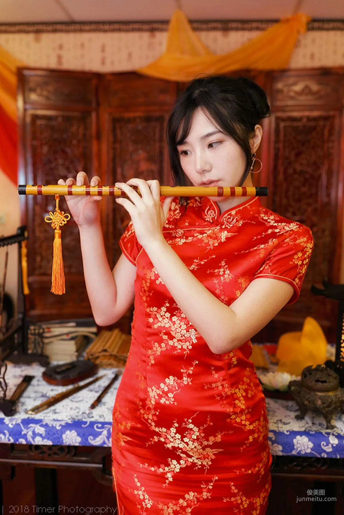 [Taiwan Beauties] Zora Chen Siying, New Year Fashion Studio Shoot (Part 1) Photo Set photo 62