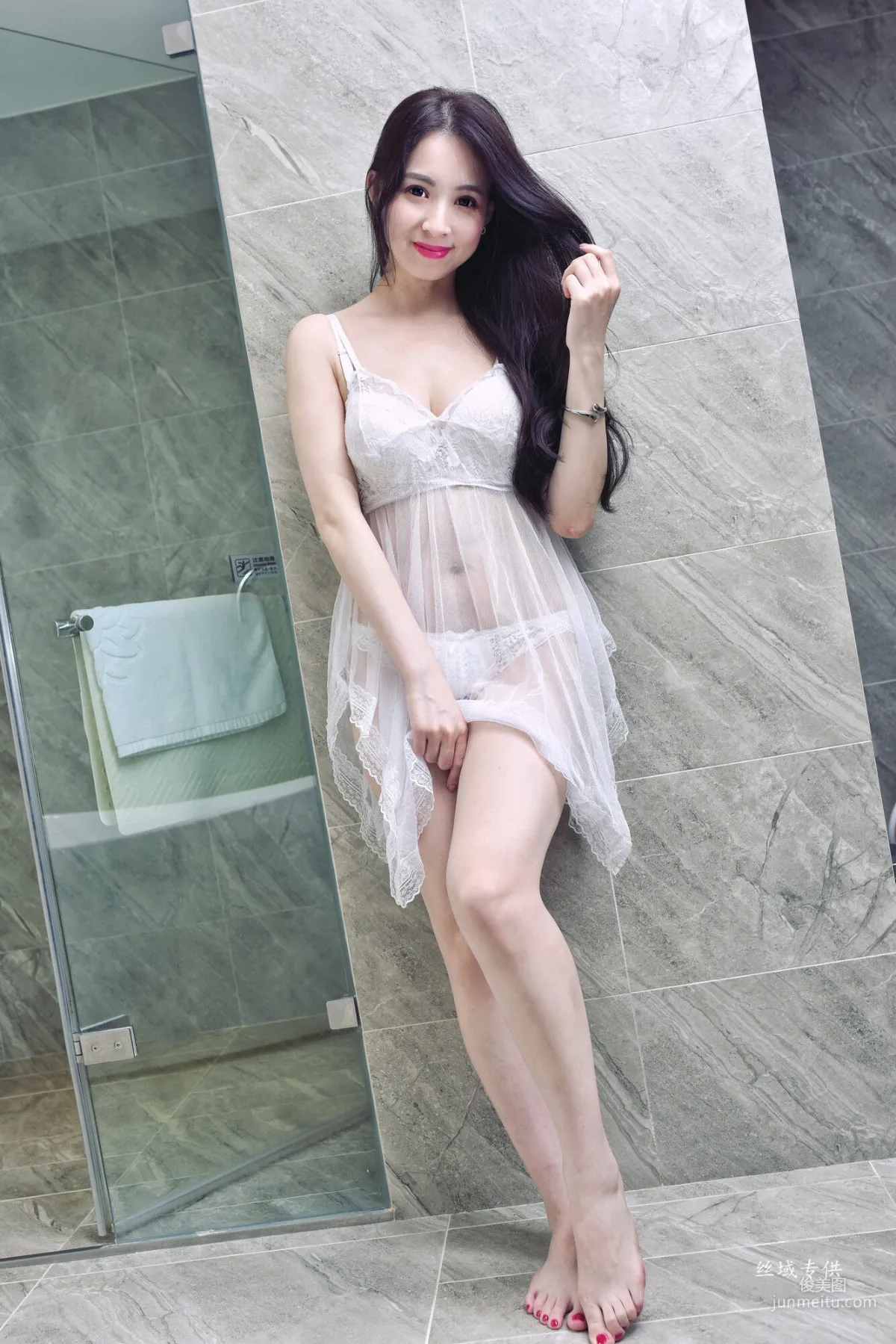 [Taiwan Beauties] Xue Jing, Three Outfits Studio Shoot Photo Set photo 35