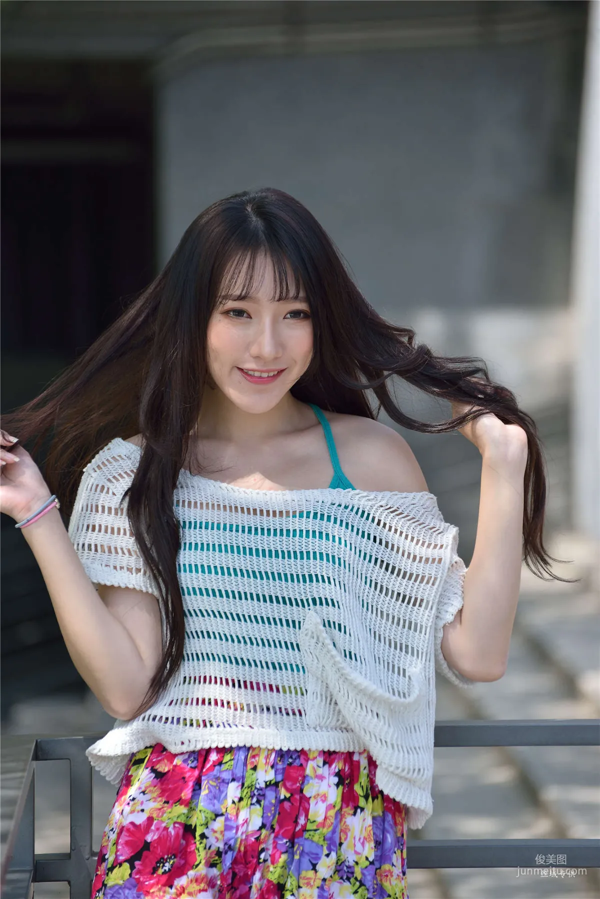 [Taiwan Beauties] Bi Bier, National Beauty. Fashion Fresh Outdoor Shoot Photo Set photo 2
