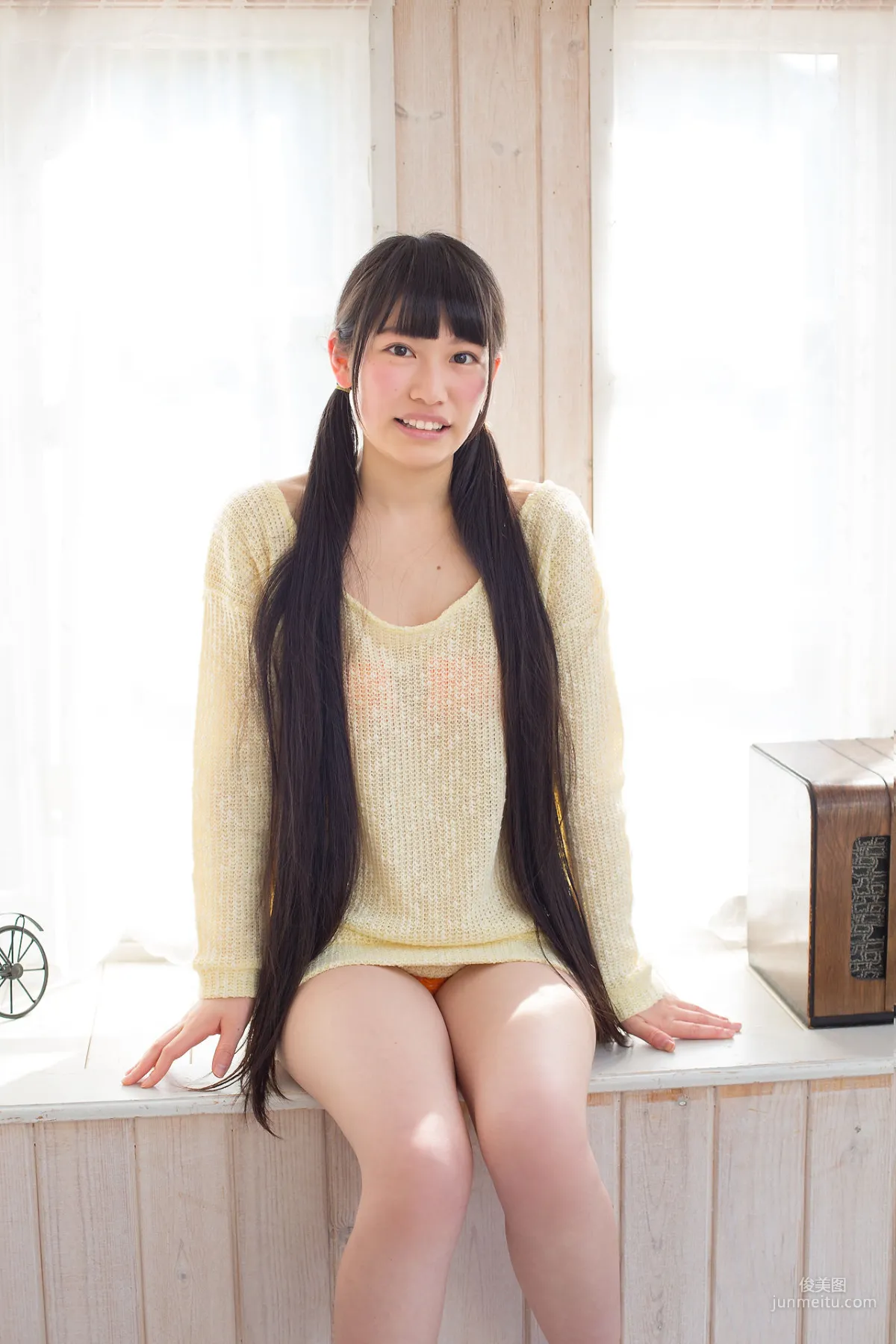 [Minisuka.tv] 葉月彩菜 - 黑长直少女 Special Gallery 9.5 写真集10