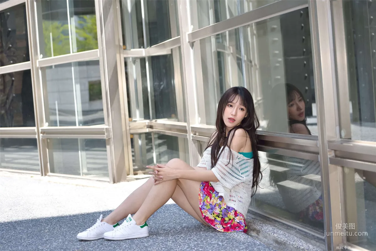 [Taiwan Beauties] Bi Bier, National Beauty. Fashion Fresh Outdoor Shoot Photo Set photo 96