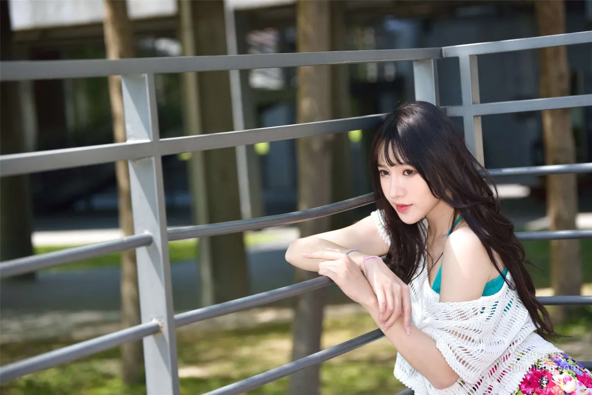 [Taiwan Beauties] Bi Bier, National Beauty. Fashion Fresh Outdoor Shoot Photo Set photo 47