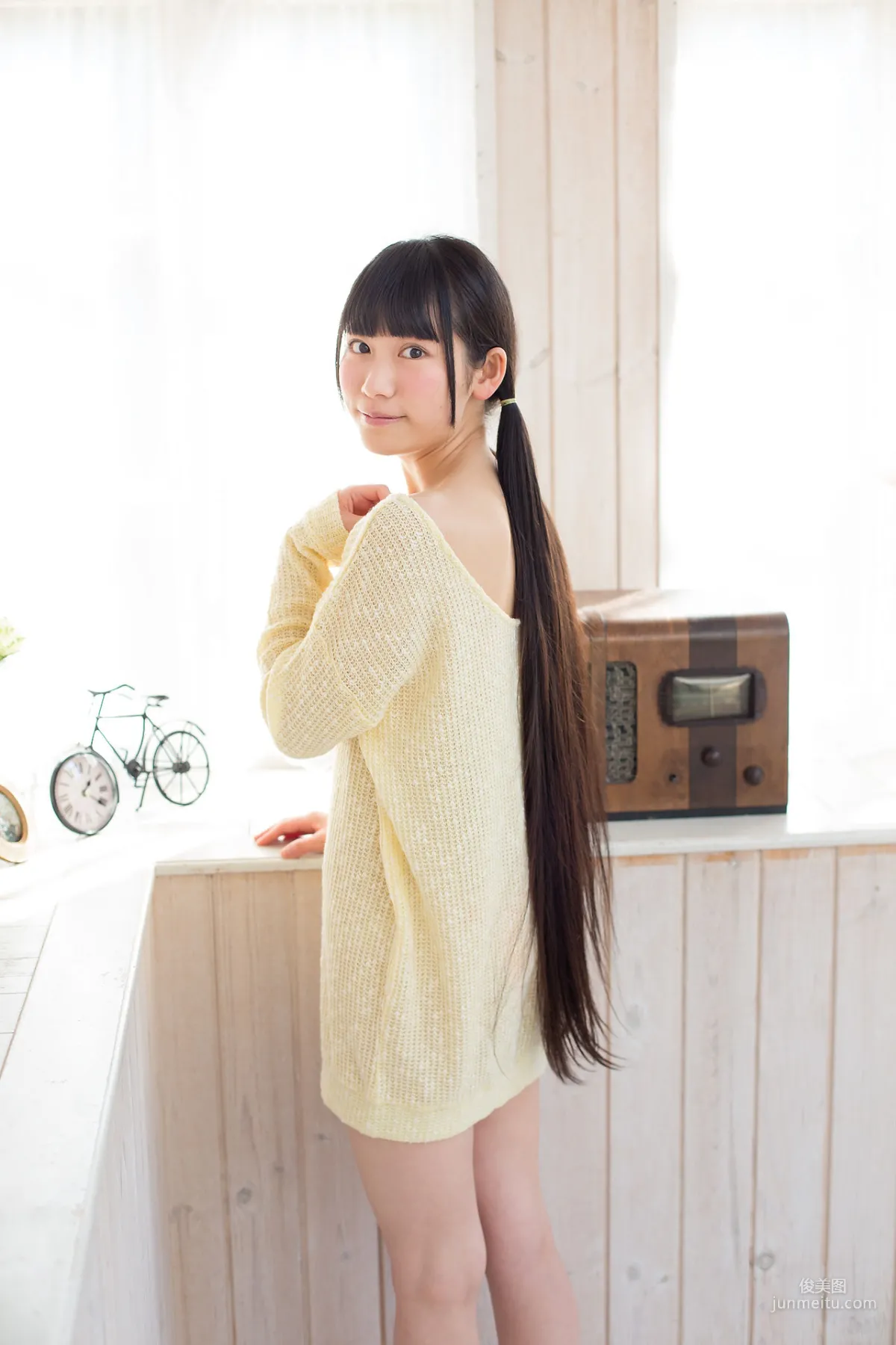 [Minisuka.tv] 葉月彩菜 - 黑长直少女 Special Gallery 9.5 写真集6