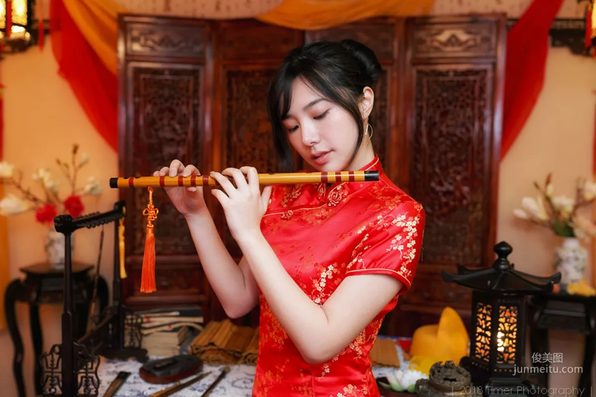 [Taiwan Beauties] Zora Chen Siying, New Year Fashion Studio Shoot (Part 1) Photo Set photo 66