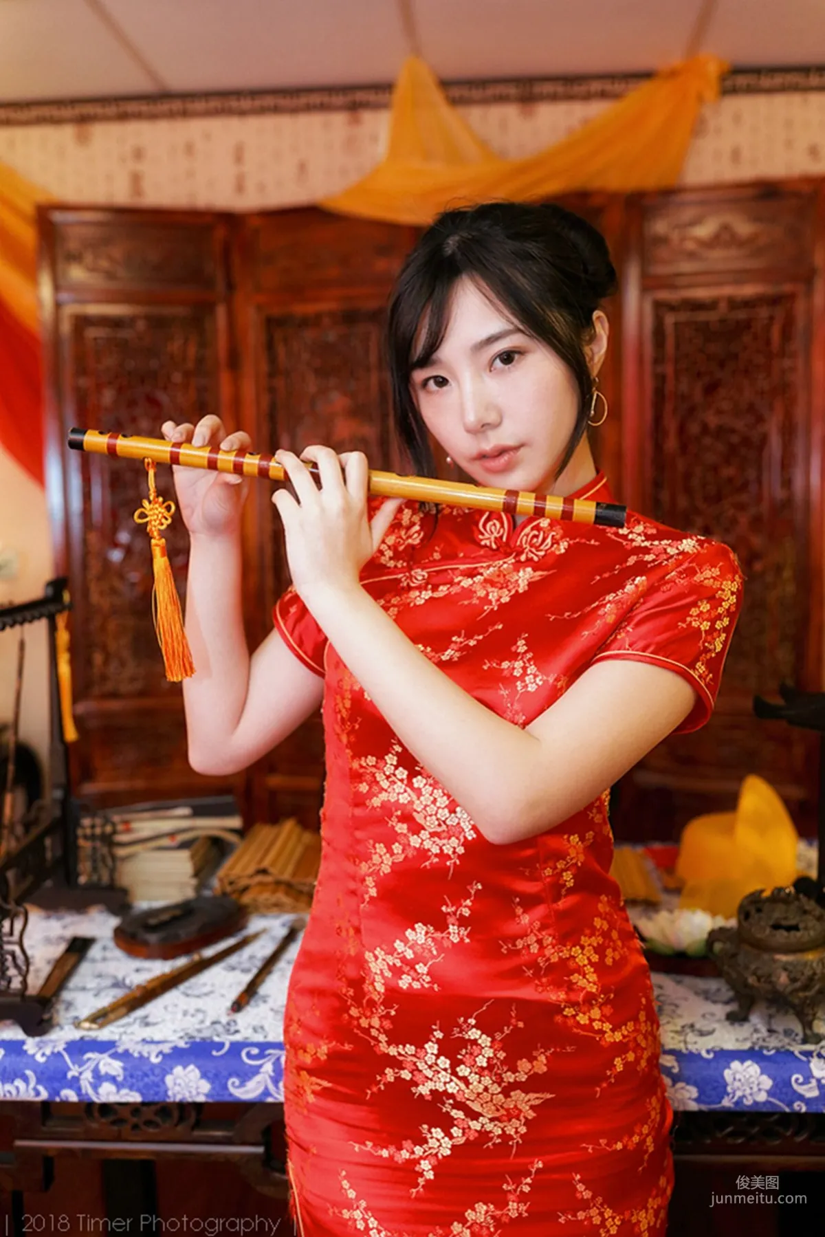 [Taiwan Beauties] Zora Chen Siying, New Year Fashion Studio Shoot (Part 1) Photo Set photo 63