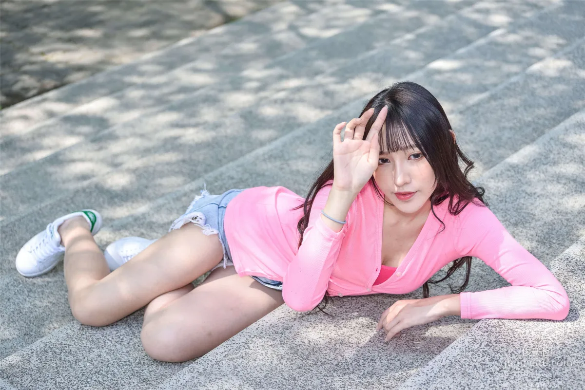 [Taiwan Beauties] Bi Bier Gome Fashion Denim Street Snap Photo Set photo 100