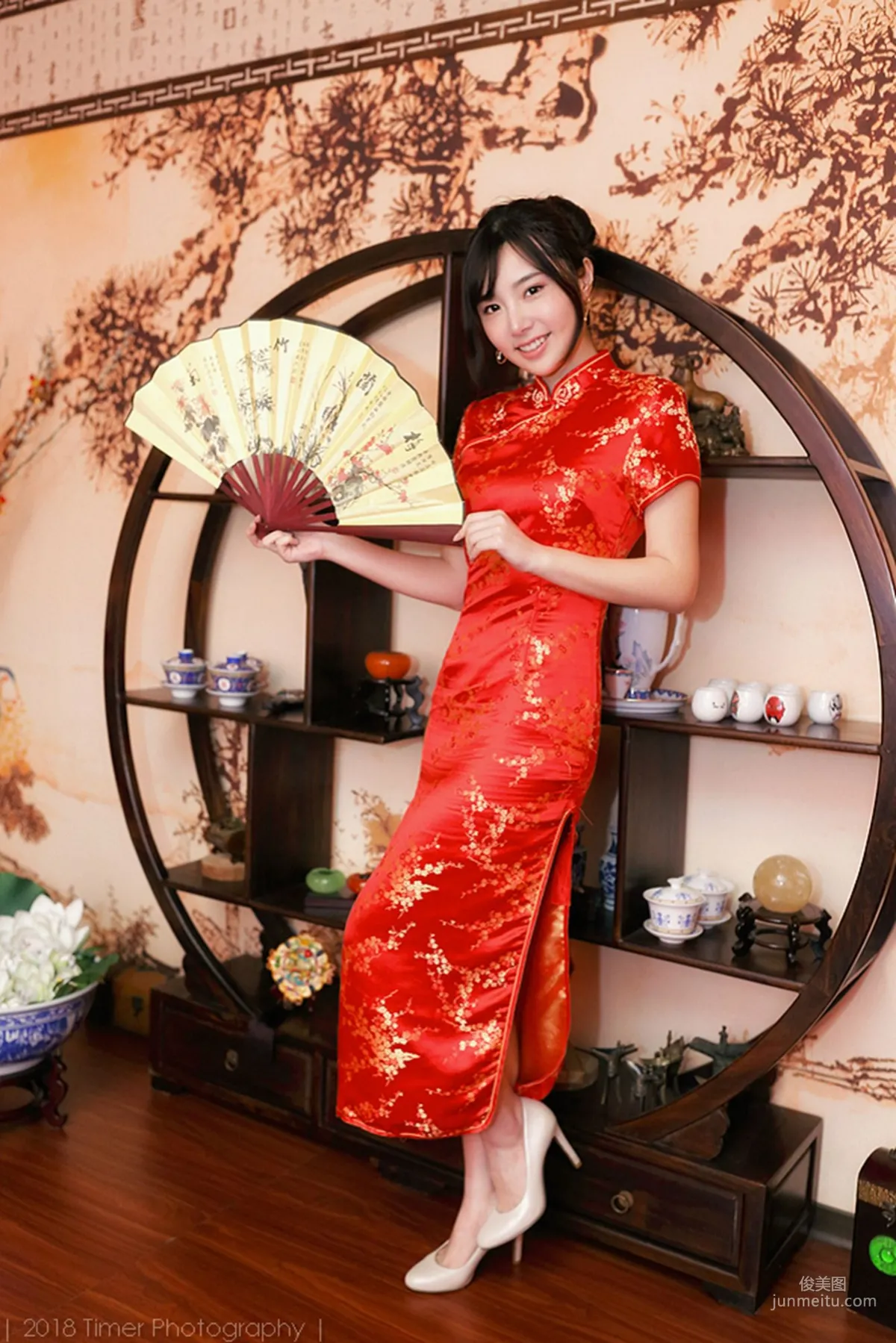[Taiwan Beauties] Zora Chen Siying, New Year Fashion Studio Shoot (Part 1) Photo Set photo 20