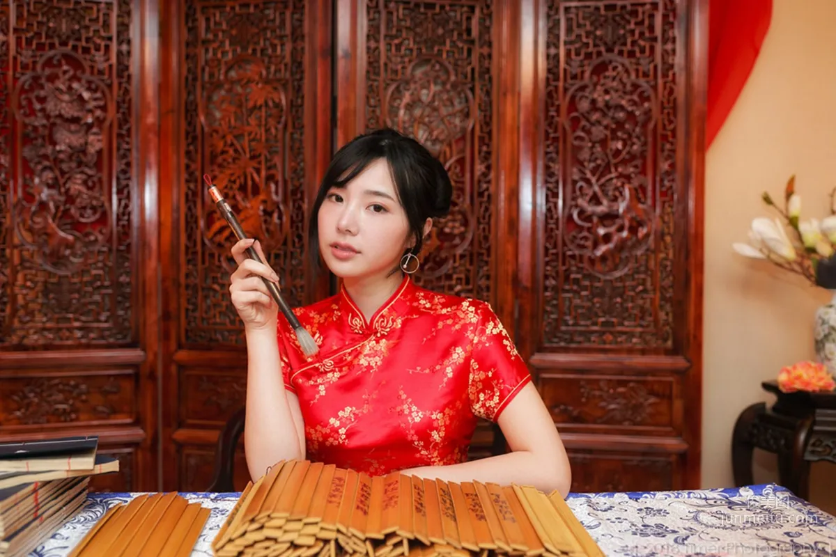 [Taiwan Beauties] Zora Chen Siying, New Year Fashion Studio Shoot (Part 1) Photo Set photo 39