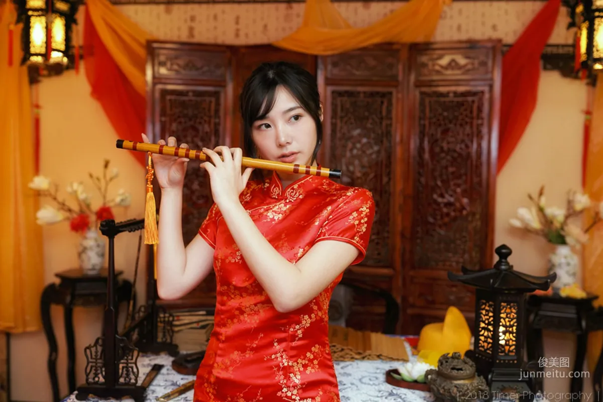 [Taiwan Beauties] Zora Chen Siying, New Year Fashion Studio Shoot (Part 1) Photo Set photo 69