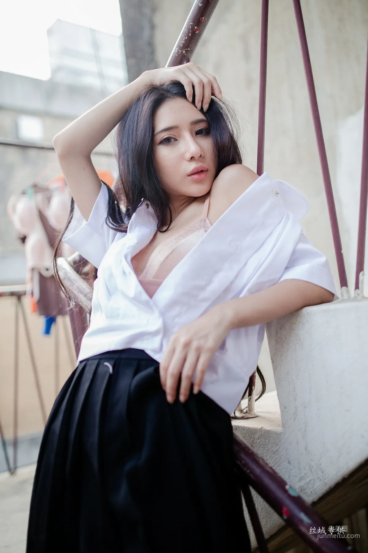 [台灣正妹] 沈綺綺《水手服內衣外拍》 寫真集 62