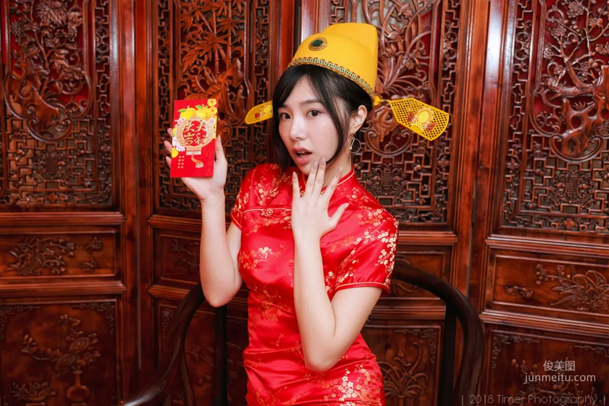 [Taiwan Beauties] Zora Chen Siying, New Year Fashion Studio Shoot (Part 1) Photo Set photo 55
