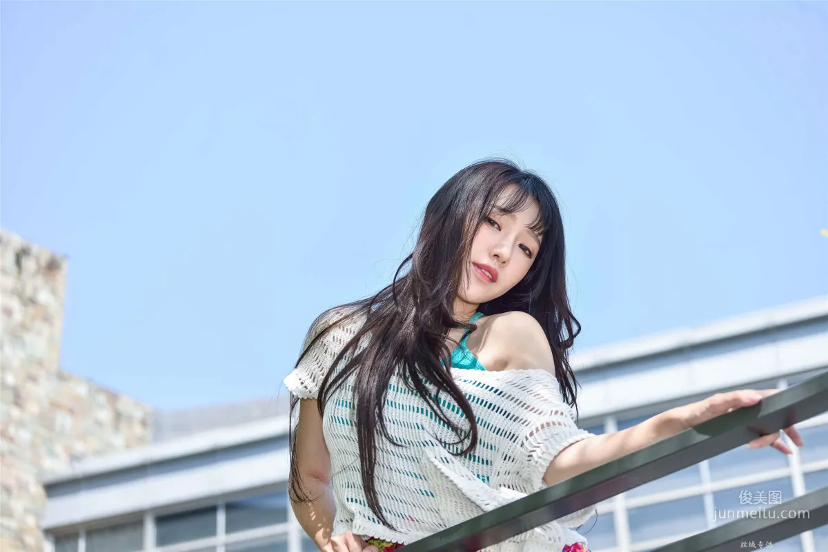 [Taiwan Beauties] Bi Bier, National Beauty. Fashion Fresh Outdoor Shoot Photo Set photo 33