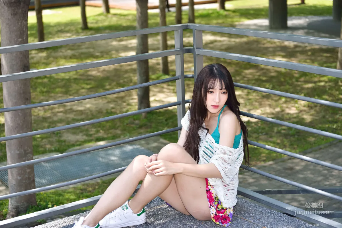[Taiwan Beauties] Bi Bier, National Beauty. Fashion Fresh Outdoor Shoot Photo Set photo 62