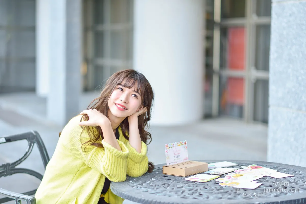 [Taiwan Beauties] Ti Ti National Taiwan Museum of Fine Arts. Fashion Black Stockings Street Snap Photo Set photo 38