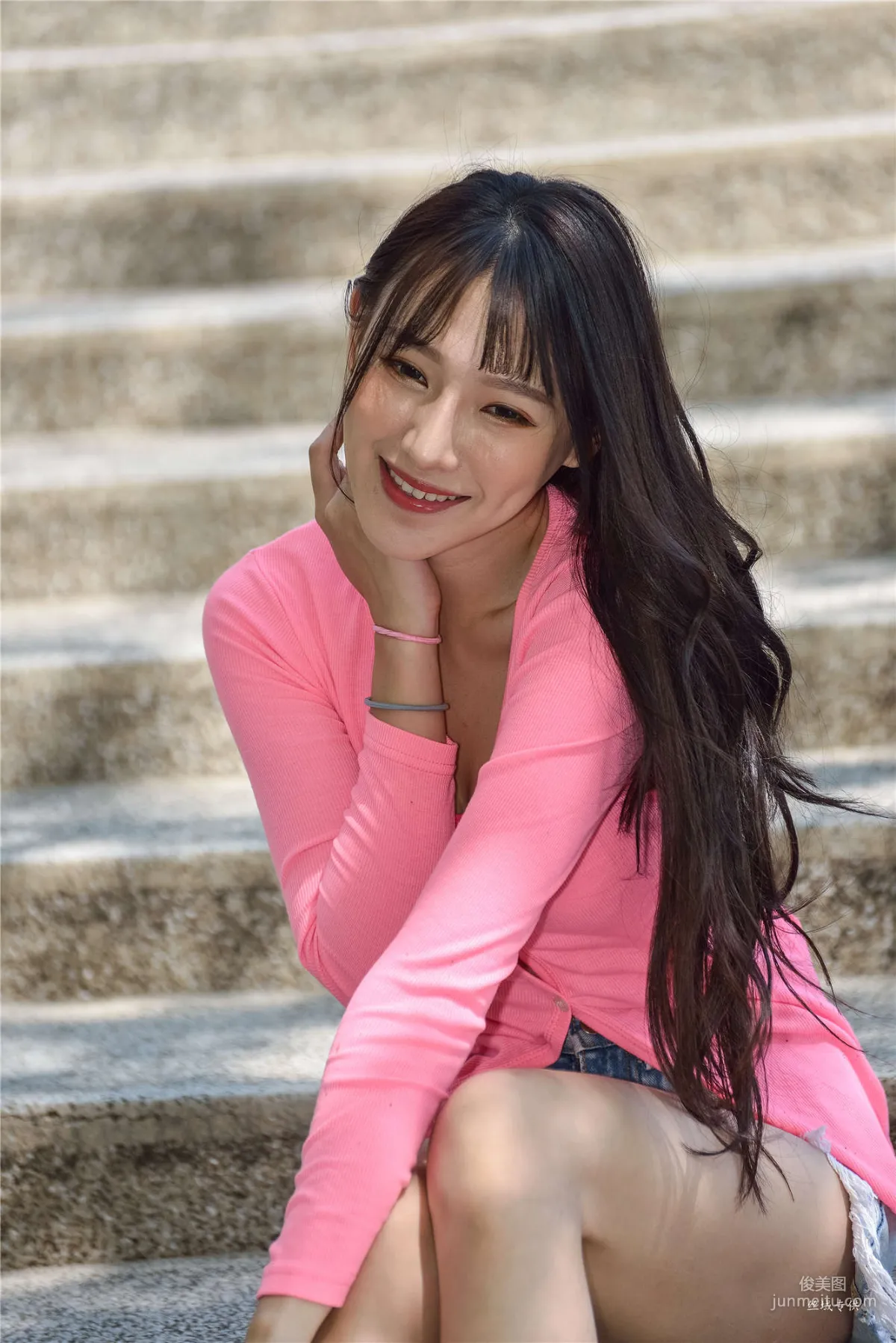 [Taiwan Beauties] Bi Bier Gome Fashion Denim Street Snap Photo Set photo 125