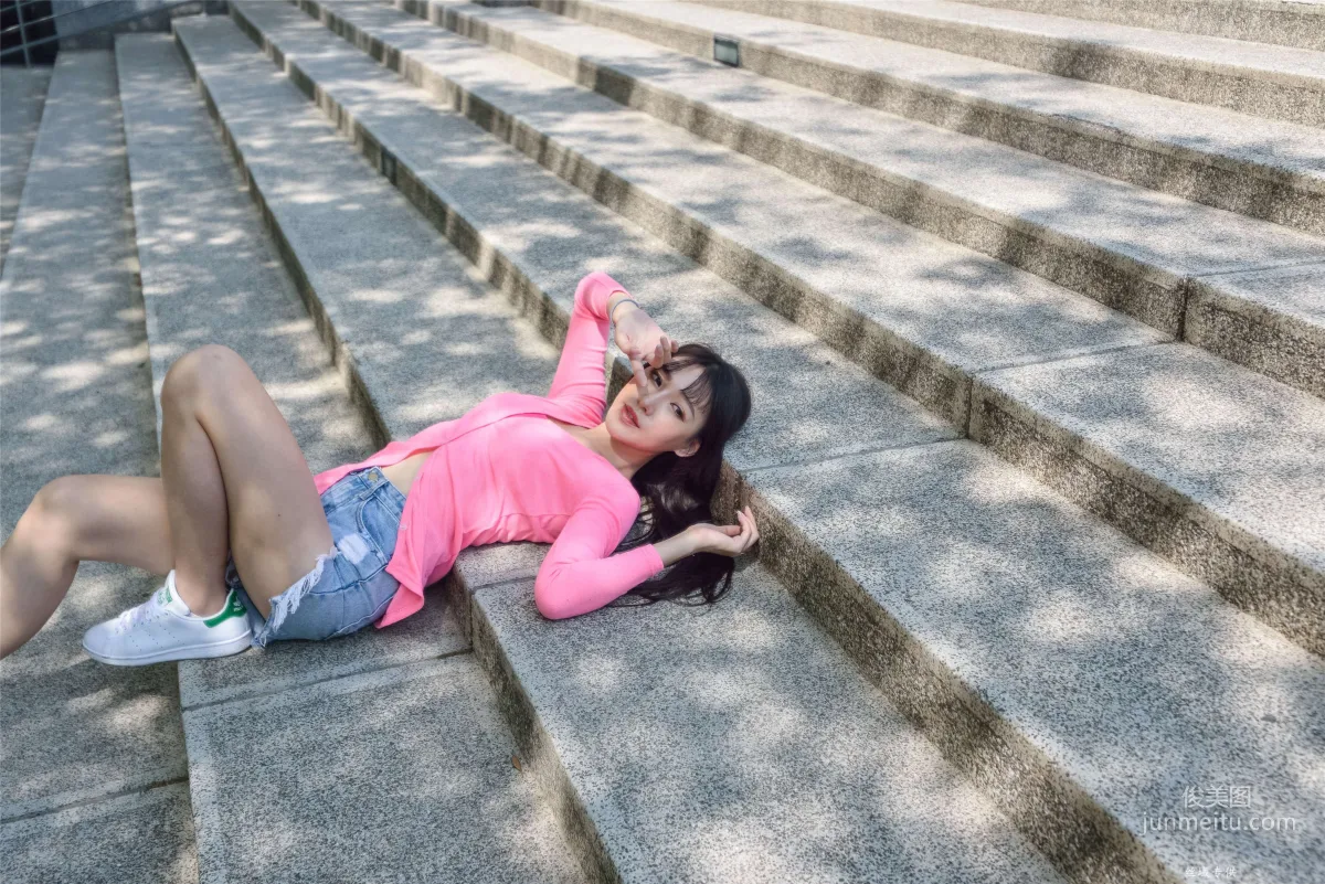 [Taiwan Beauties] Bi Bier Gome Fashion Denim Street Snap Photo Set photo 113