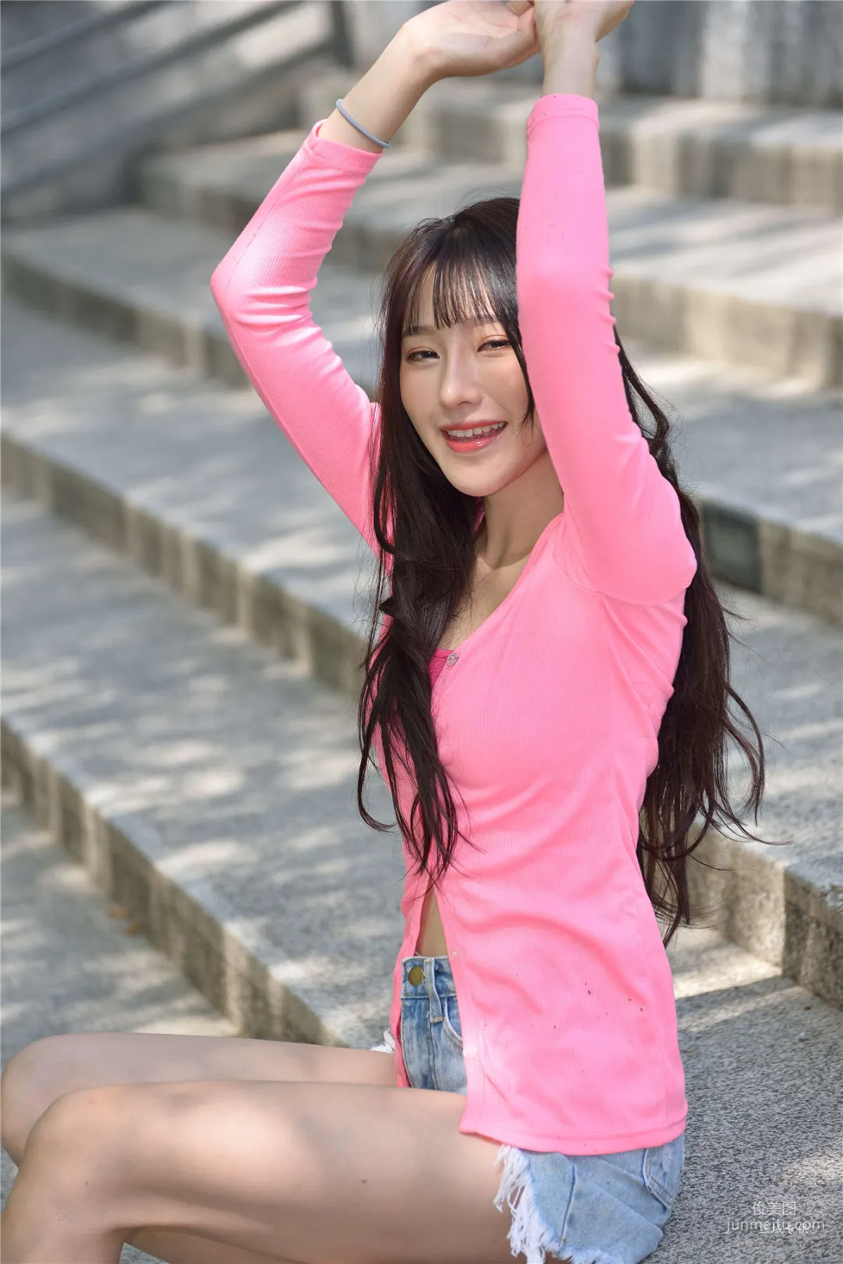 [Taiwan Beauties] Bi Bier Gome Fashion Denim Street Snap Photo Set photo 107