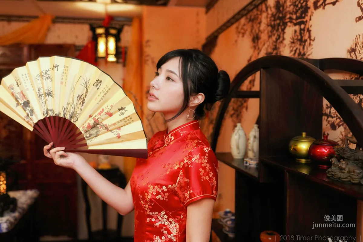 [Taiwan Beauties] Zora Chen Siying, New Year Fashion Studio Shoot (Part 1) Photo Set photo 27