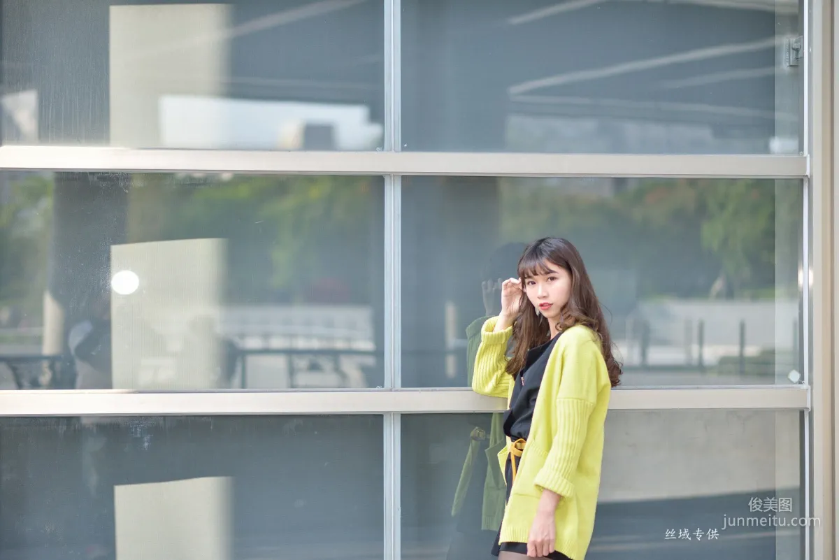 [Taiwan Beauties] Ti Ti National Taiwan Museum of Fine Arts. Fashion Black Stockings Street Snap Photo Set photo 79