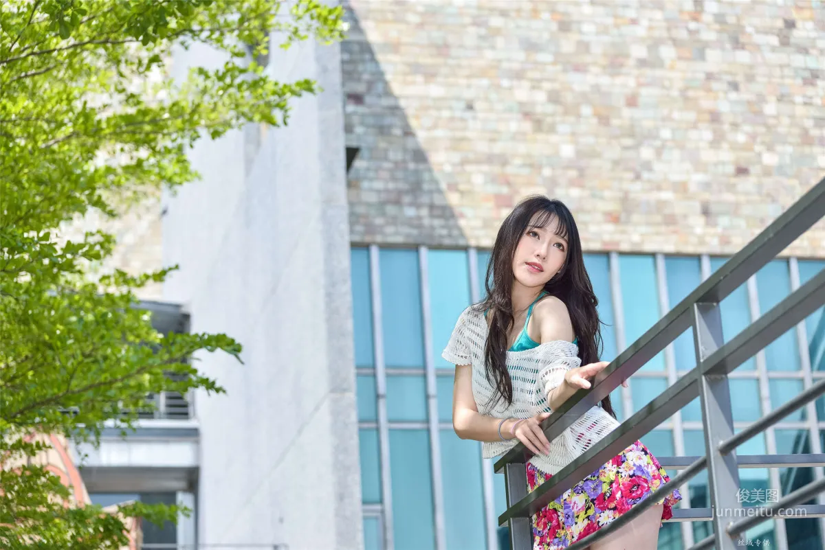 [Taiwan Beauties] Bi Bier, National Beauty. Fashion Fresh Outdoor Shoot Photo Set photo 22