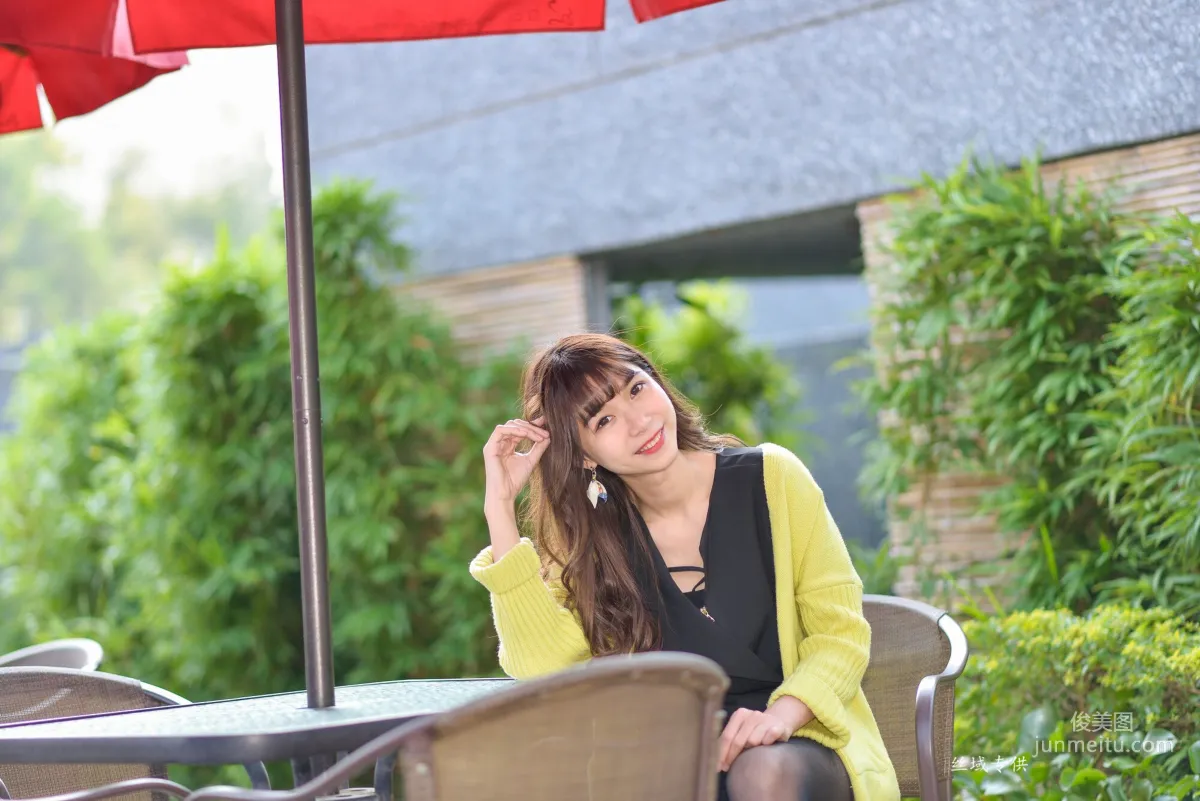 [Taiwan Beauties] Ti Ti National Taiwan Museum of Fine Arts. Fashion Black Stockings Street Snap Photo Set photo 104
